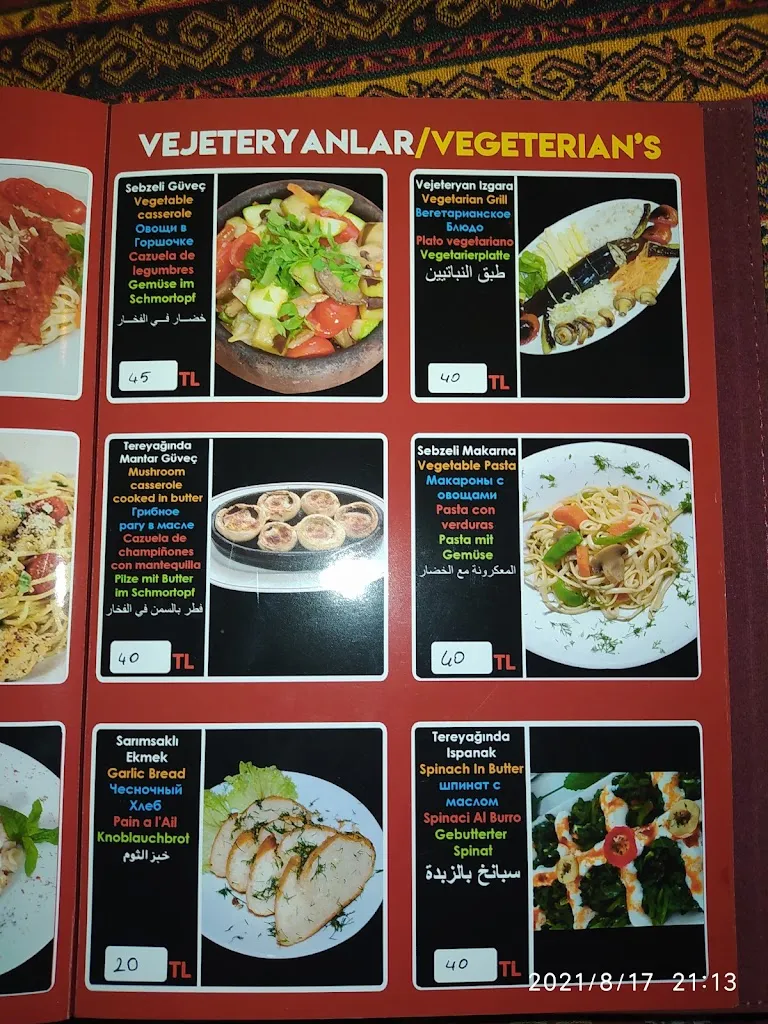 Menu_Valley Hills Cafe & Restaurant_Turcia_image_3