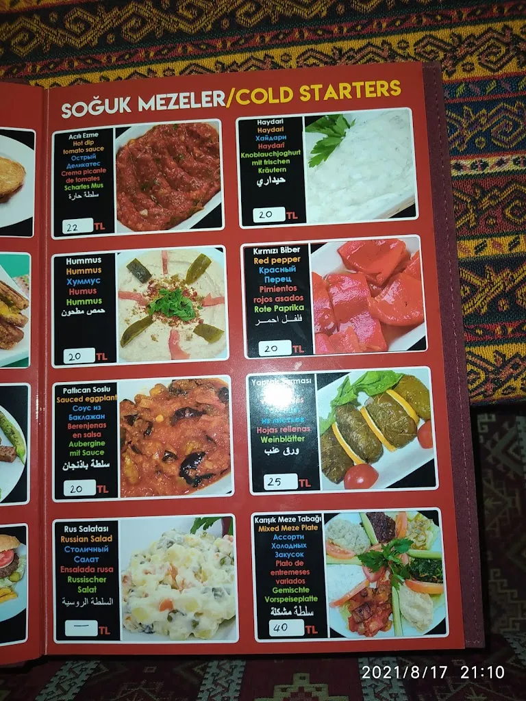 Menu_Valley Hills Cafe & Restaurant_Turcia_image_4