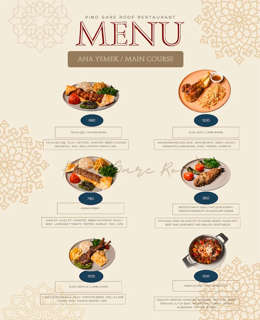 Menu_Pino Gare Roof Restaurant_Turcia_image_4