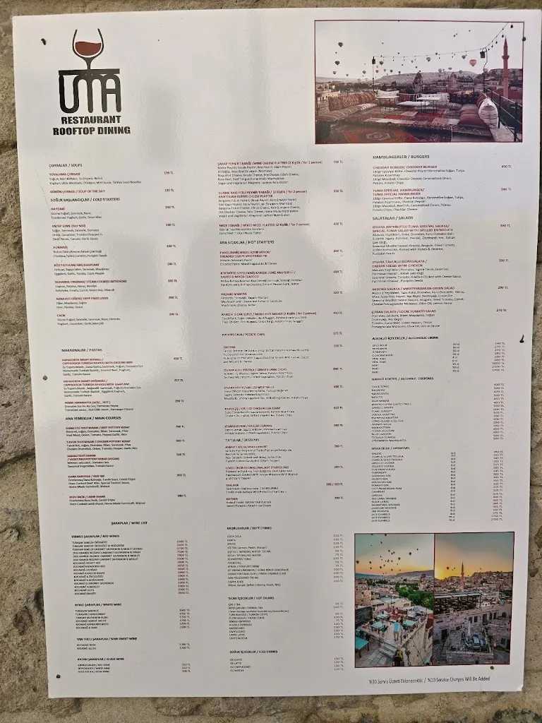 Menu_TUMA Restaurant_Turcia_image_1