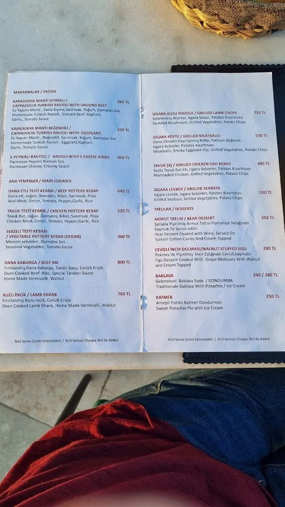 Menu_TUMA Restaurant_Turcia_image_2