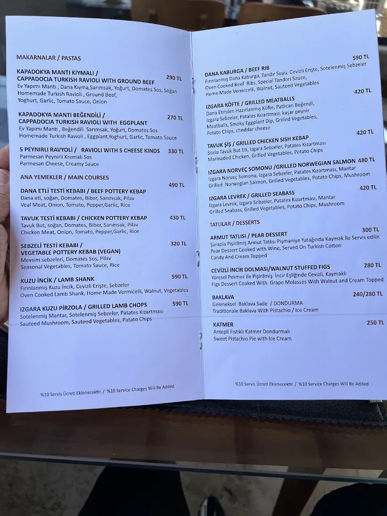 Menu_TUMA Restaurant_Turcia_image_3