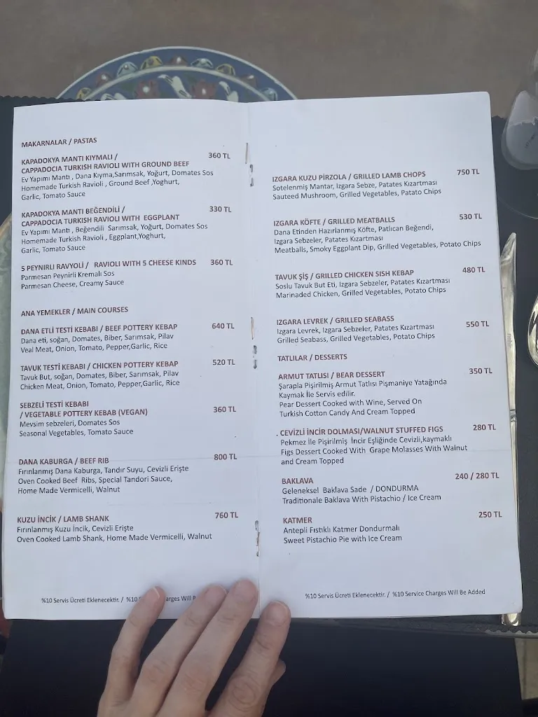 Menu_TUMA Restaurant_Turcia_image_4