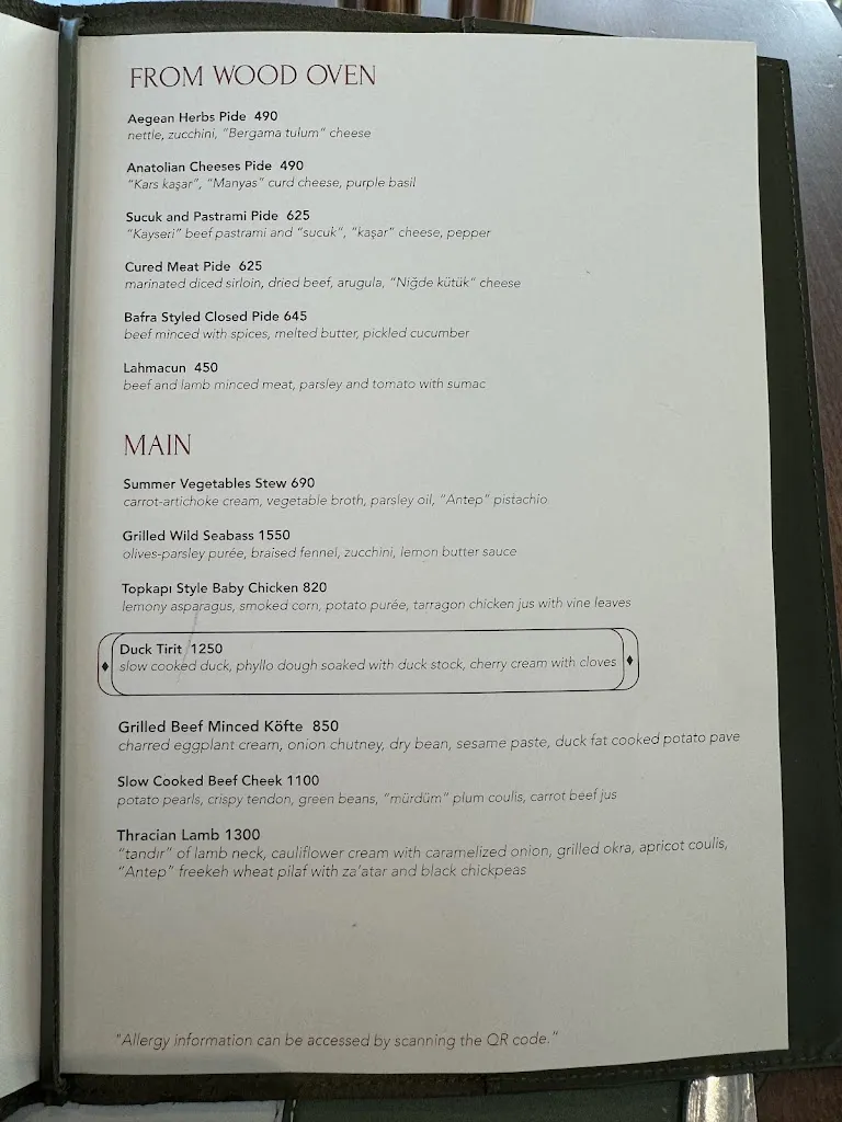 Menu_Avlu Restaurant_Turcia_image_1