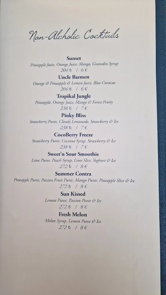 Menu_SİDE ORFOZ RESTAURANT & BAR_Turcia_image_1