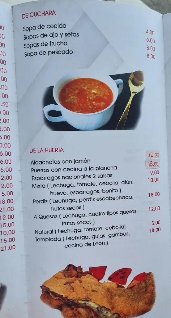 Menu_Hostal Golpejar_Villamanín_immagine_2