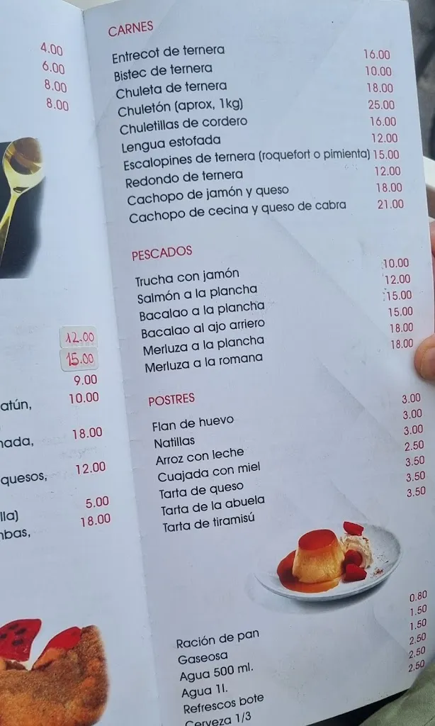 Menu_Hostal Golpejar_Villamanín_immagine_4