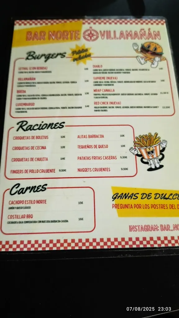 Menu_Bar Norte_Villamañán_image_1