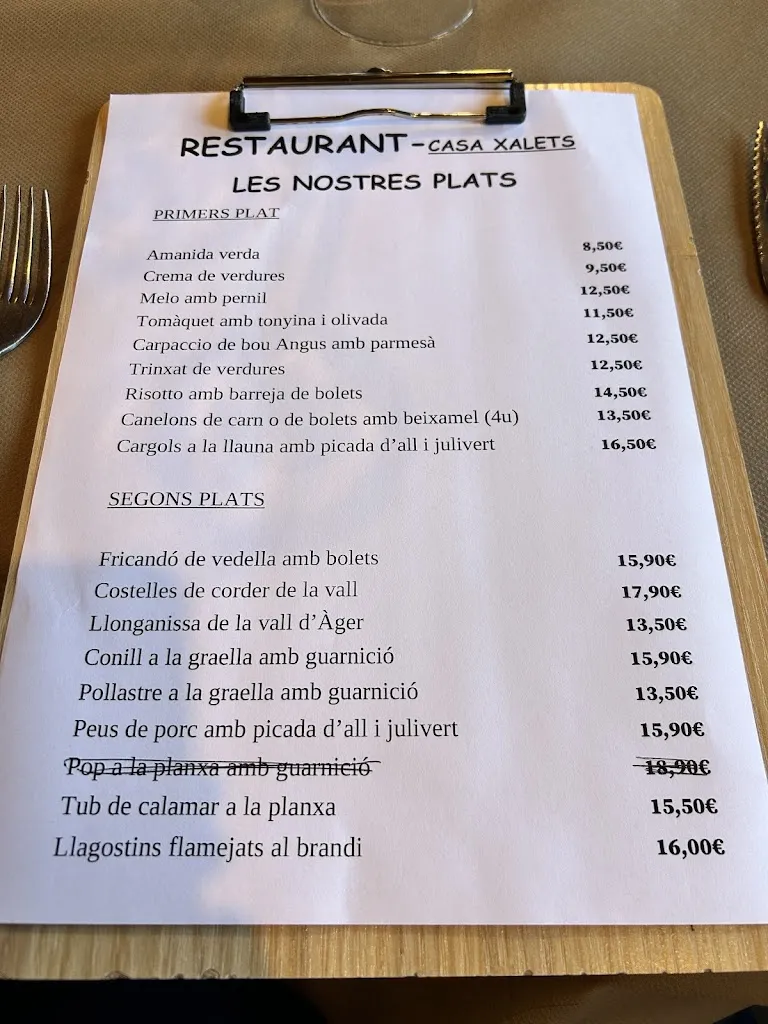 Menu_Casa Xalets_Àger_image_3