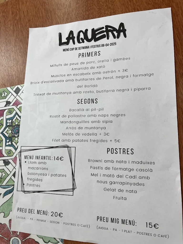 Menu_Restaurant La Quera_Alàs i Cerc_image_1