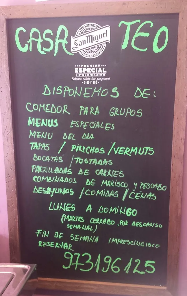 Menu_RESTAURANT CASA TEO - BRASERIA Y MARISQUERÍA_Alcoletge_image_2