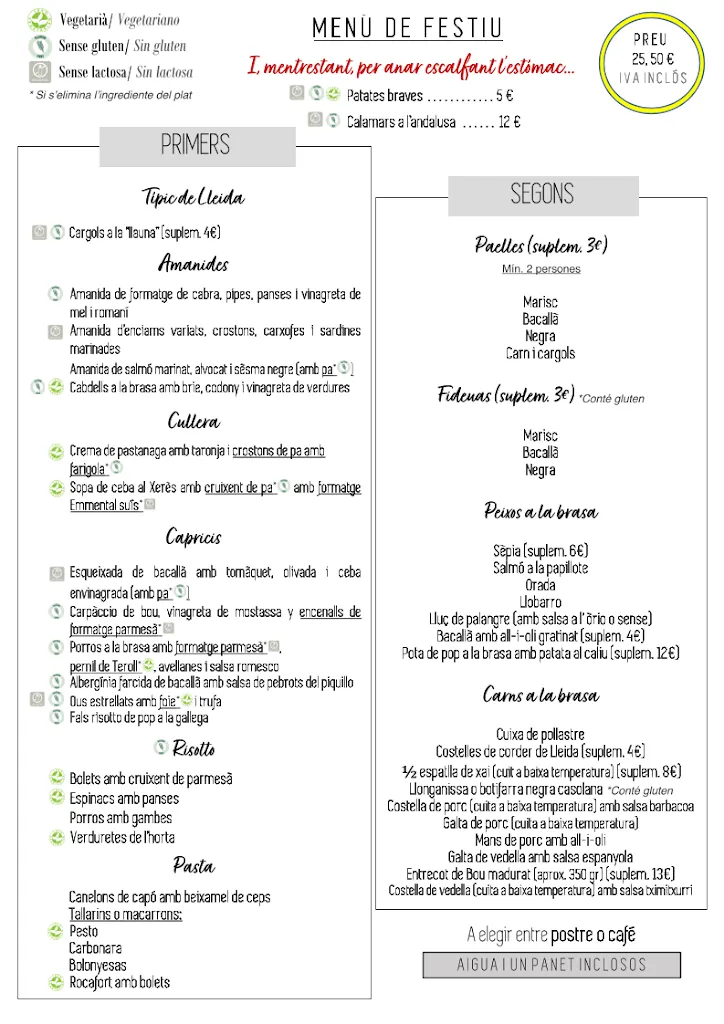 Menu_La Cova de Vidre_Alcanó_image_4