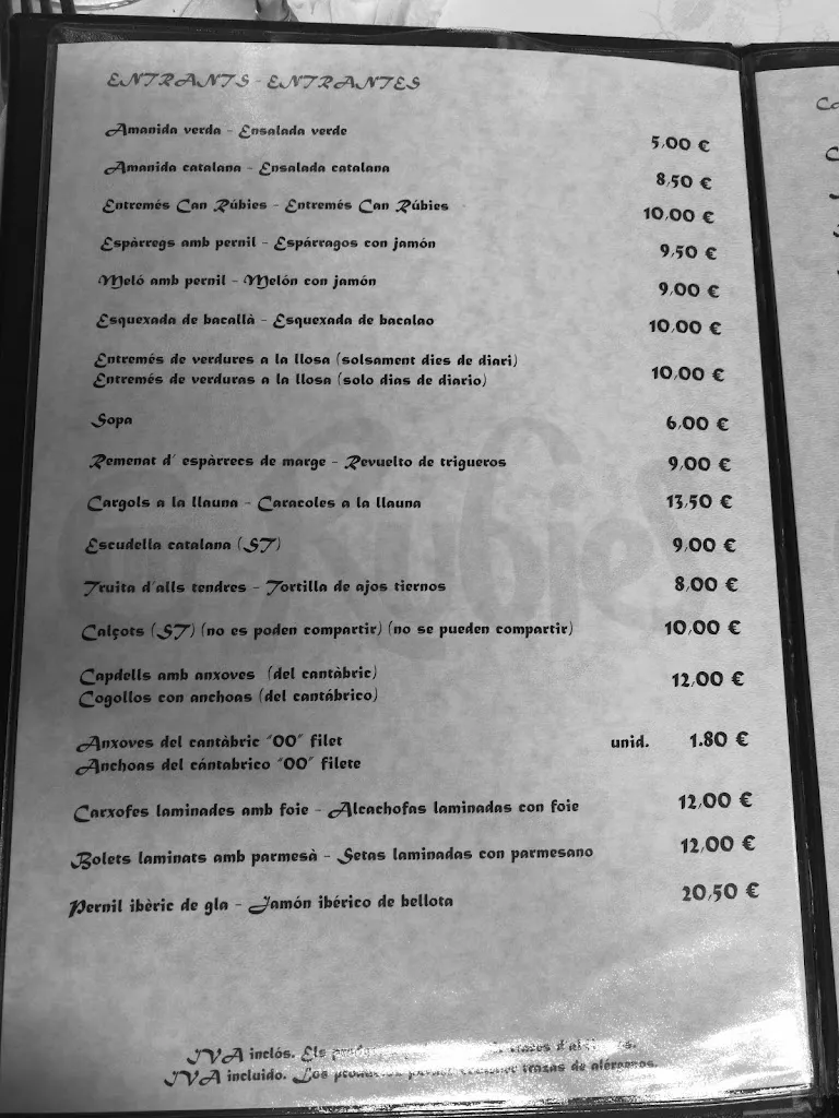 Menu_Can Rubies_Alcanó_image_3
