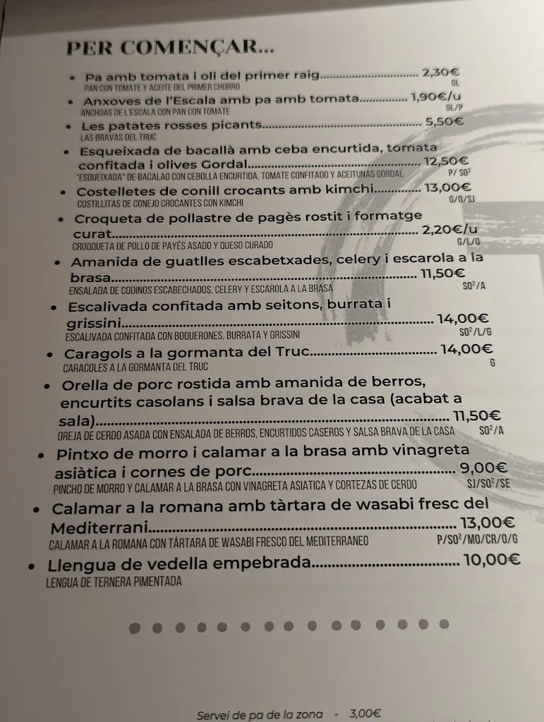 Menu_El Truc restaurant_Agramunt_immagine_3