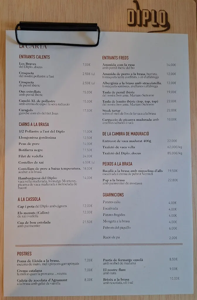 Menu_LA BRASA DEL DIPLO... DOCUS_Agramunt_image_1
