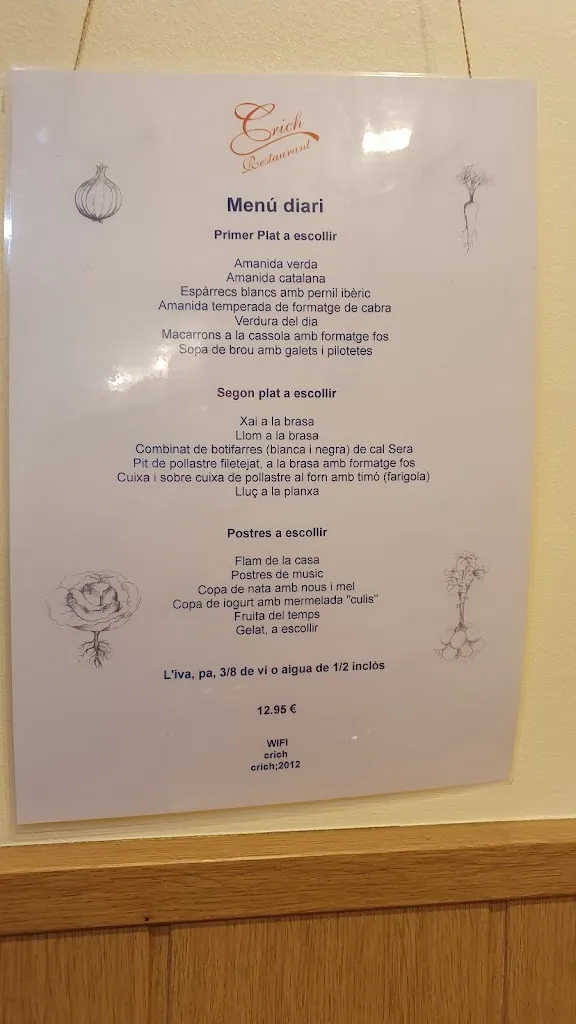 Menu_Restaurant Crich_Agramunt_image_3