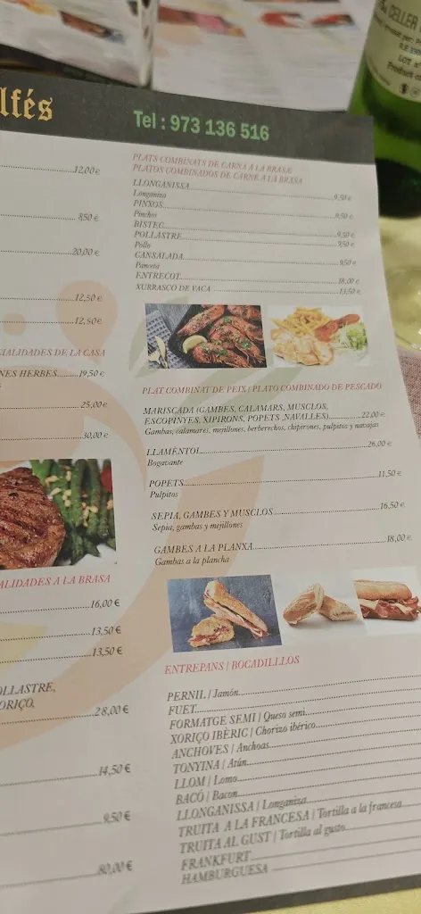 Menu_Casal d'Alfés_Alfés_image_4