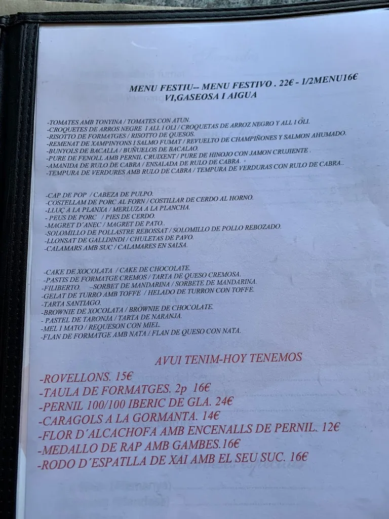 Menu_La Barretina_Alfarràs_immagine_1