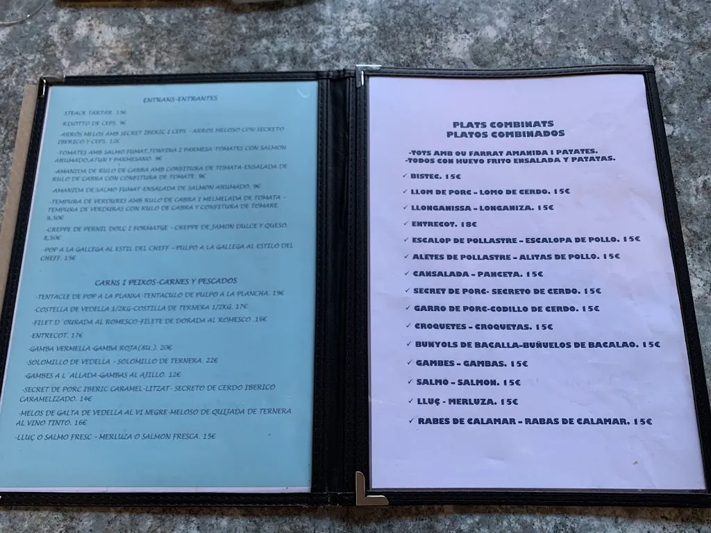 Menu_La Barretina_Alfarràs_immagine_2