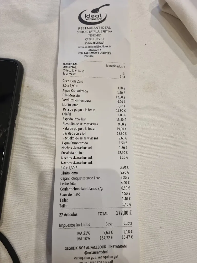 Menu_Restaurante Ideal | Almenar_Alfarràs_image_4