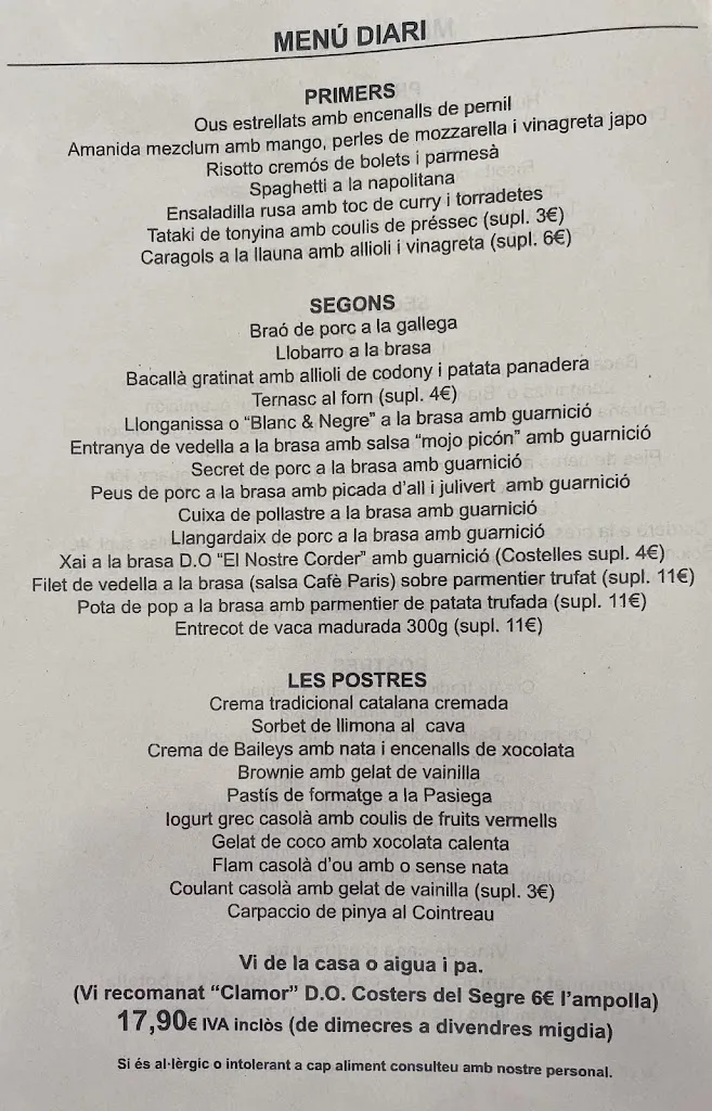 Menu_Restaurante Lo Nen | Alcarrás_Alcarràs_image_2