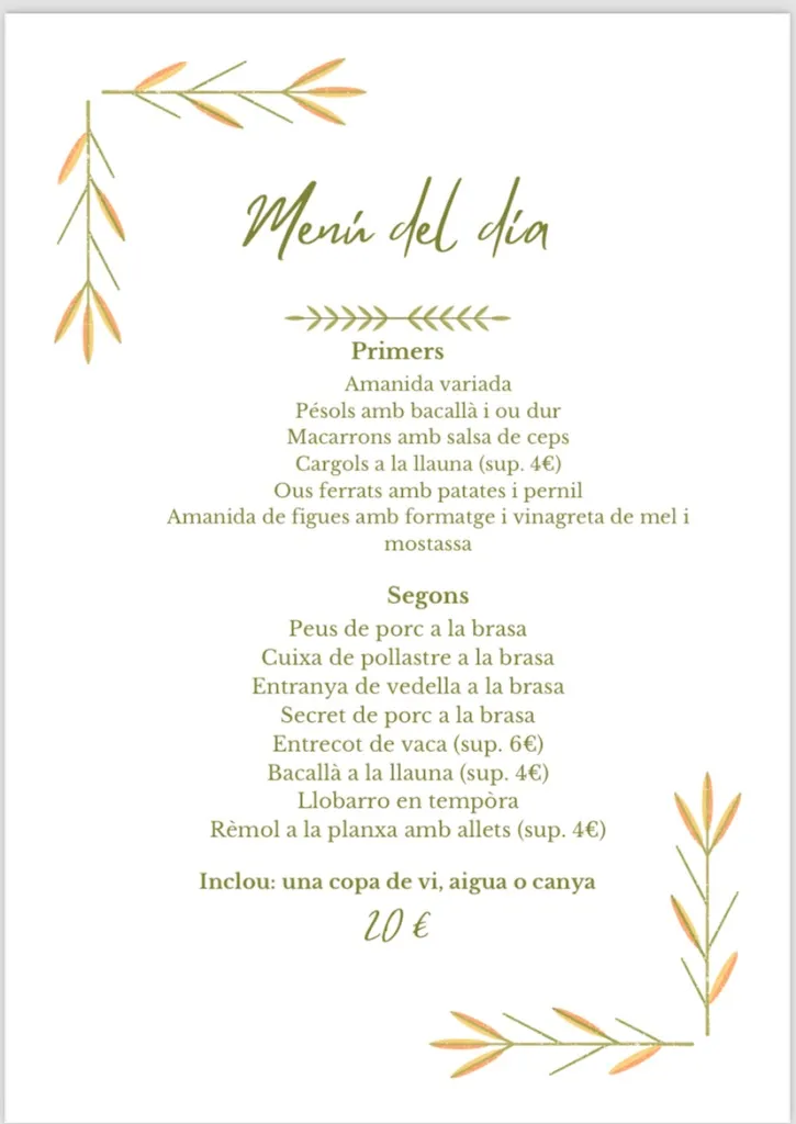 Menu_Restaurant Pateco_Almacelles_image_2