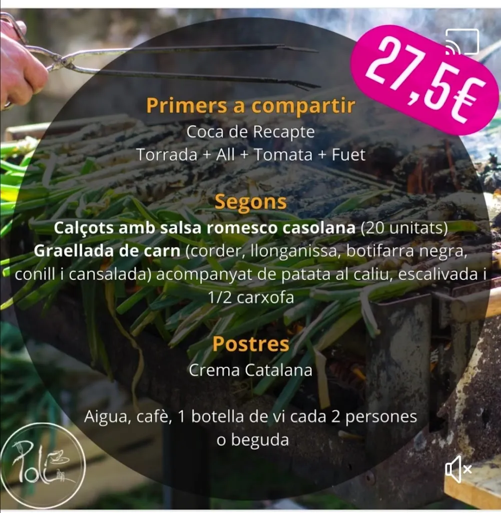 Menu_El Poli Bar - Restaurant_Anglesola_image_2