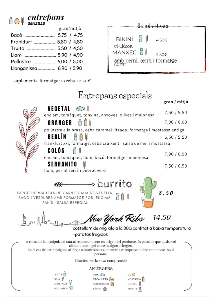 Menu_La Pruna_Arbeca_image_3