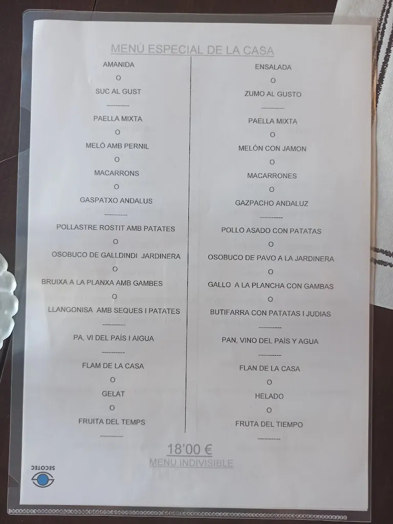Menu_Hostal-Restaurant Muntanya_Artesa de Segre_image_2