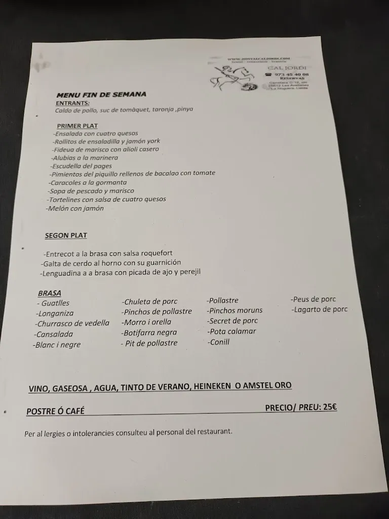 Menu_Restaurant Cal Jordi_Avellanes i Santa Linya Les_image_1