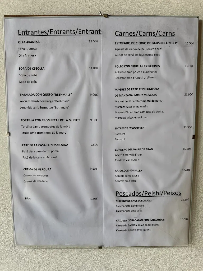 Menu_Restaurante Tauerna de Bausen_Bausen_image_1