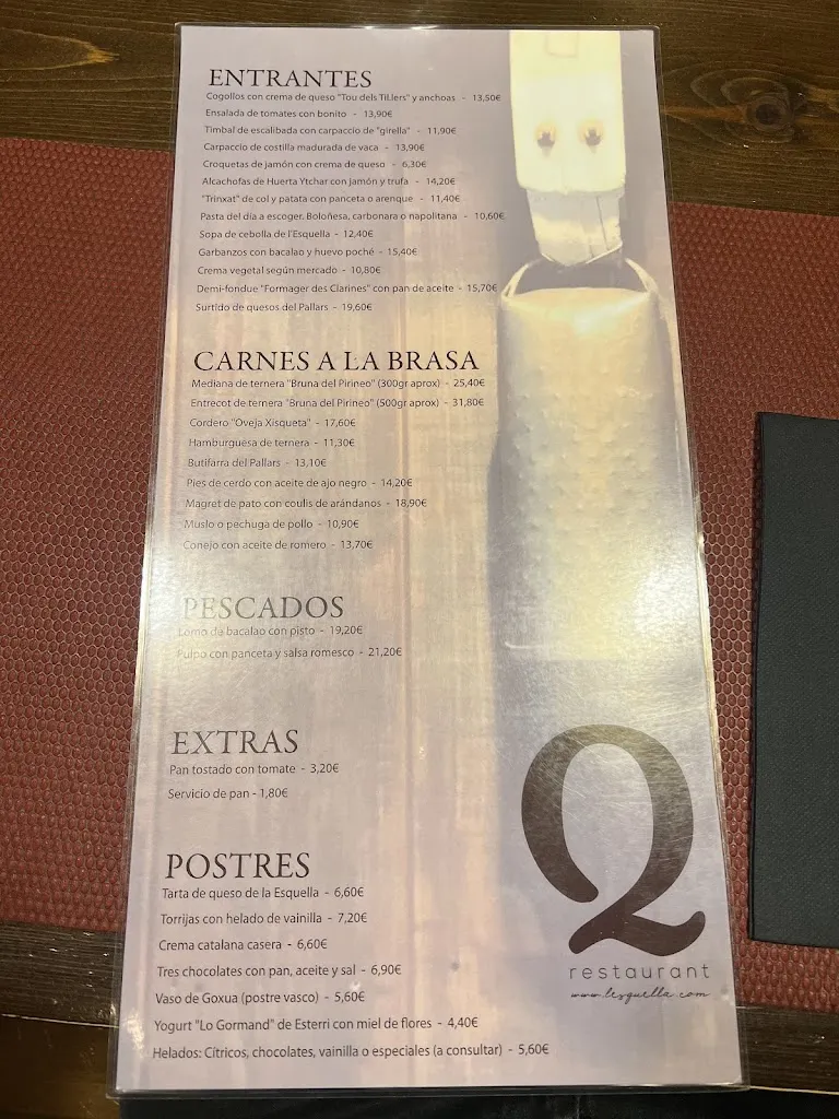 Menu_Braseria L'Esquella_Alt Àneu_image_1