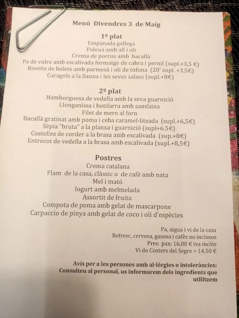 Menu_Restaurant Cal Menut_Belianes_image_3