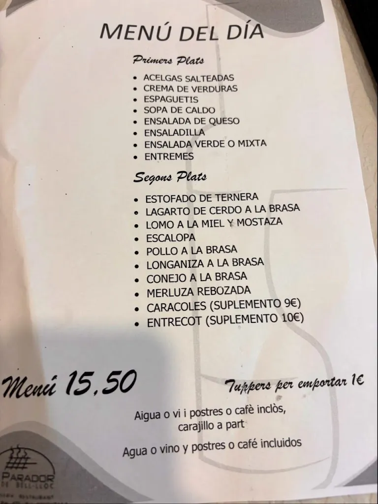 Jose jiménez_El Parador de Bell-lloc Restaurant - Braseria_Bell-lloc dUrgell_review