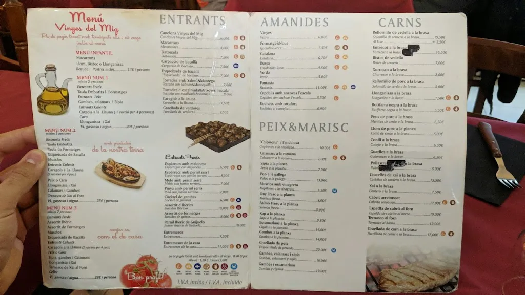 Menu_Vinyes del Mig Restaurant_Bell-lloc dUrgell_immagine_2