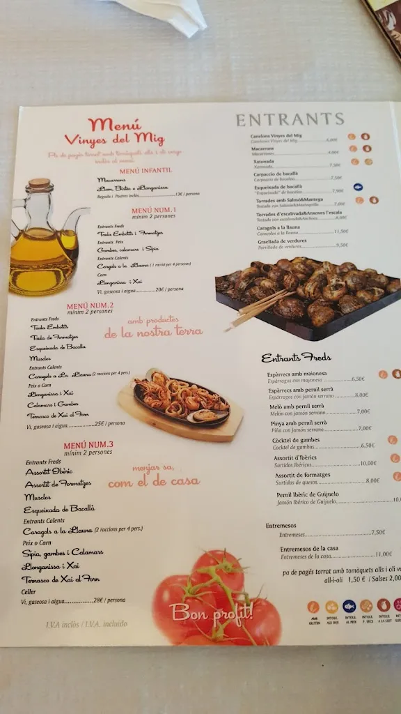 Menu_Vinyes del Mig Restaurant_Bell-lloc dUrgell_immagine_3