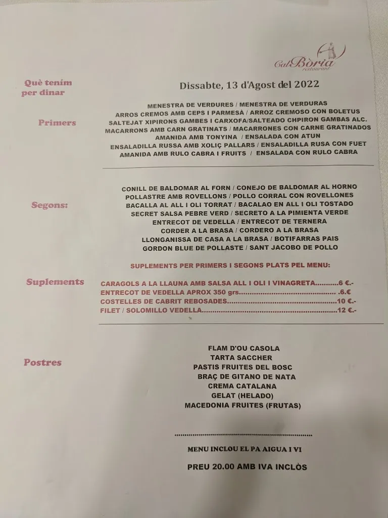 Menu_Restaurant Cal Bòria_Bell-lloc dUrgell_image_4