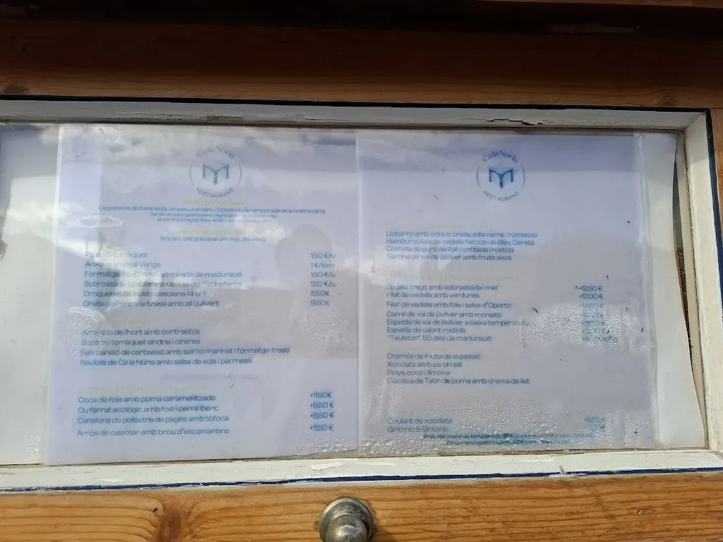 Menu_Restaurant Ca la Núria. Bellver_Bellver de Cerdanya_immagine_2