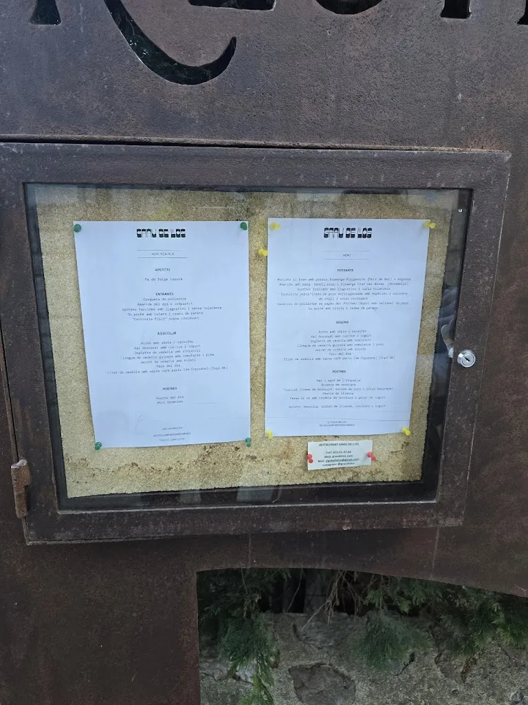 Menu_Restaurant Grau de L'Os_Bellver de Cerdanya_immagine_3