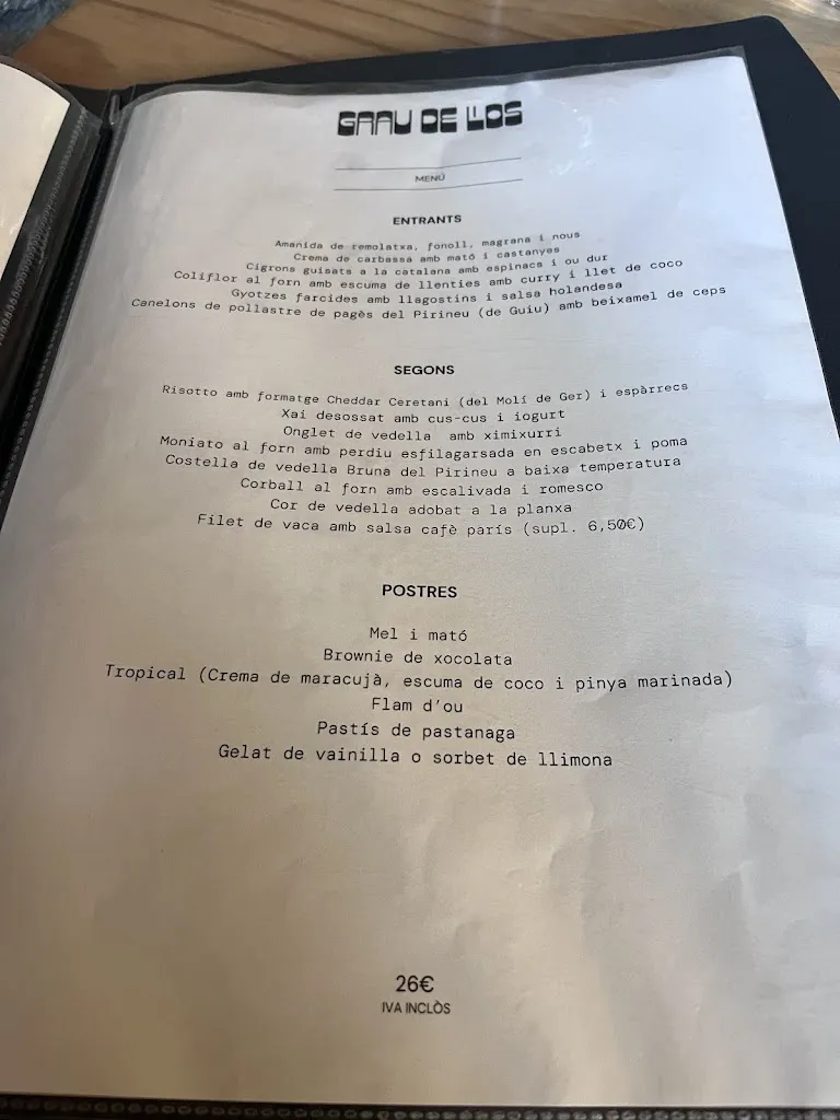 Menu_Restaurant Grau de L'Os_Bellver de Cerdanya_immagine_4