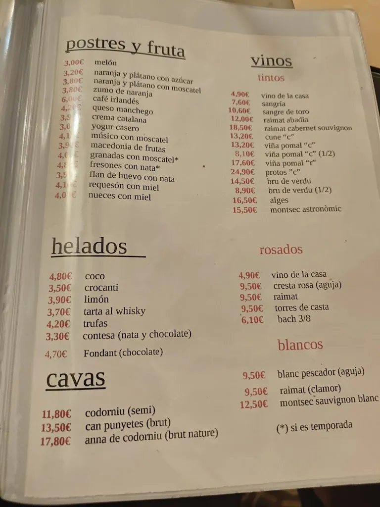 Menu_Restaurant Can Punyetes_Baix Pallars_image_2