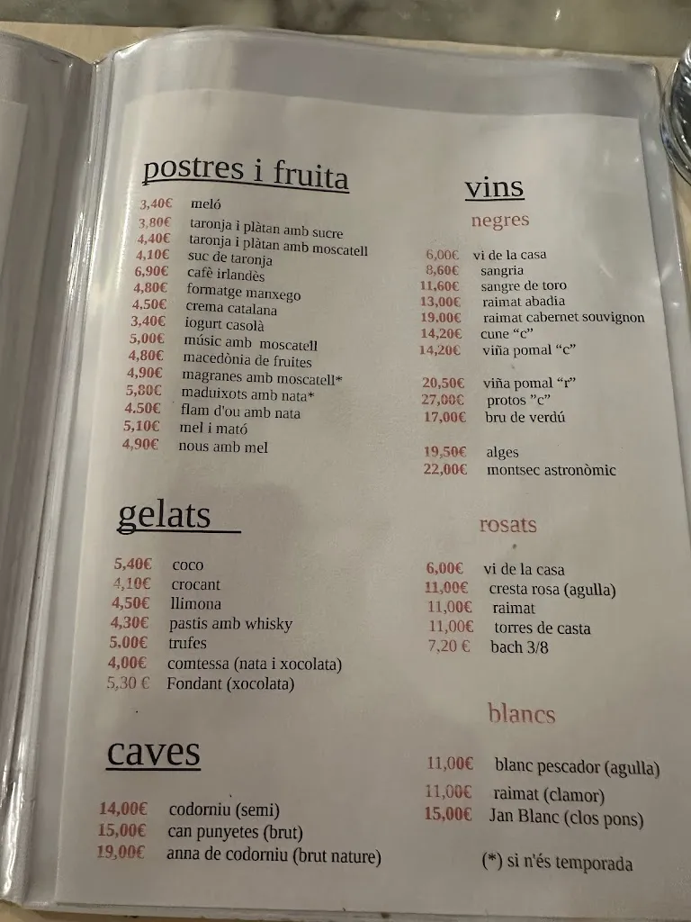 Menu_Restaurant Can Punyetes_Baix Pallars_image_3