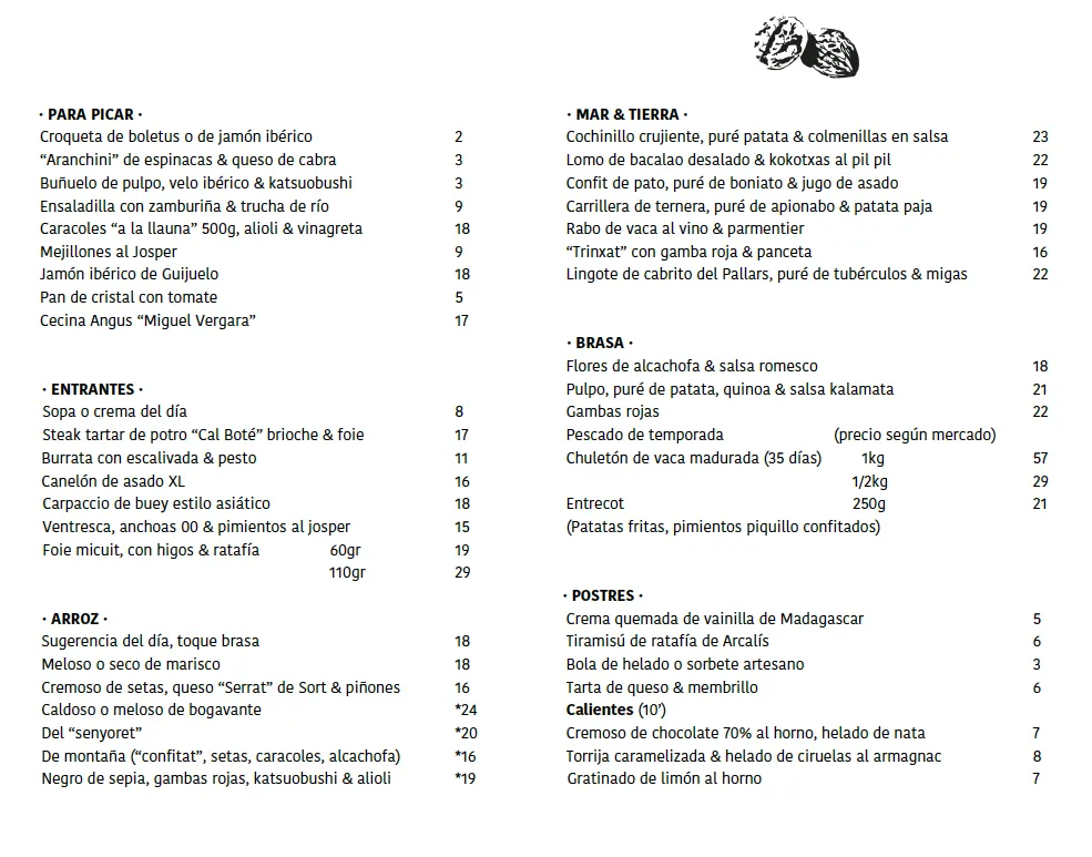 Menu_Restaurant Les Nous_Baix Pallars_image_4