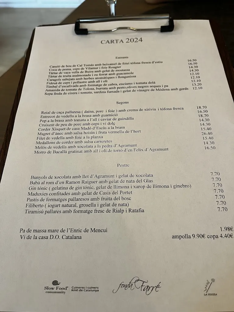 Menu_Fonda Farré_Baix Pallars_image_1