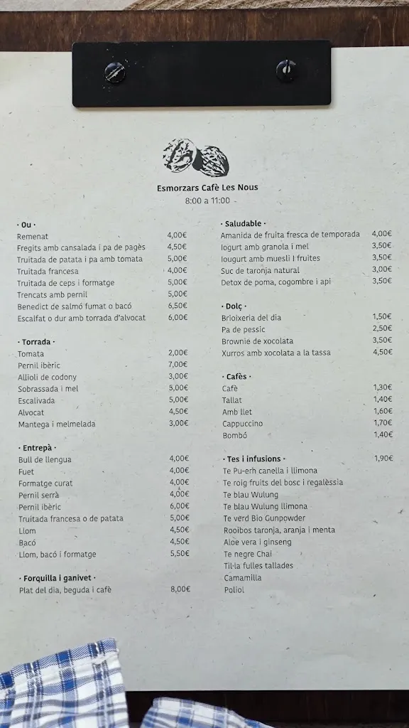 Menu_Les Nous Hotel_Baix Pallars_image_4