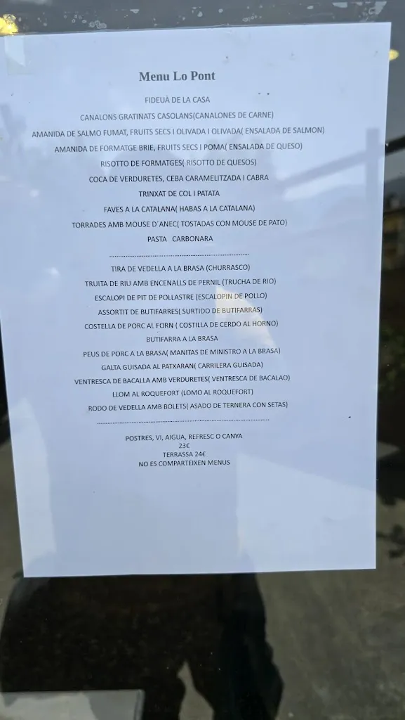 Menu_Restaurant lo Pont_Baix Pallars_image_3