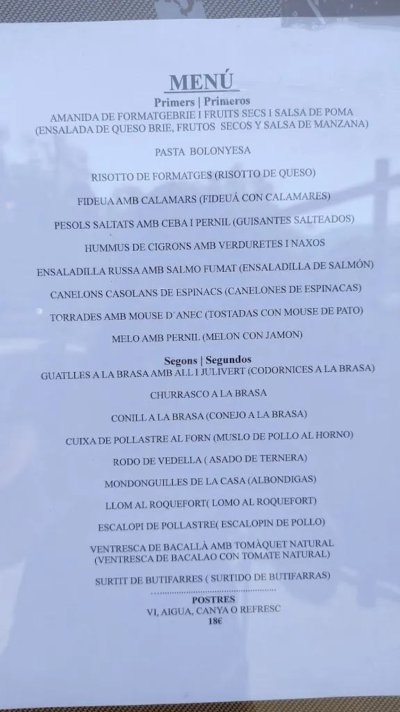 Menu_Restaurant lo Pont_Baix Pallars_image_4