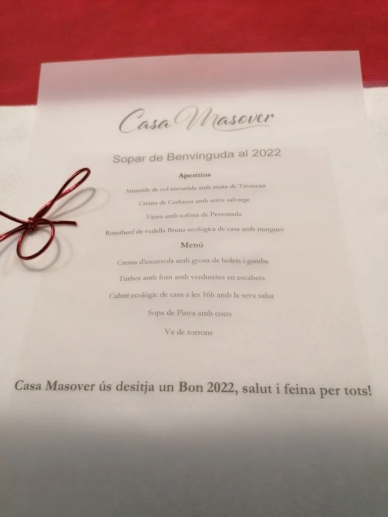 Menu_Casa Masover Restaurant_Baix Pallars_image_2