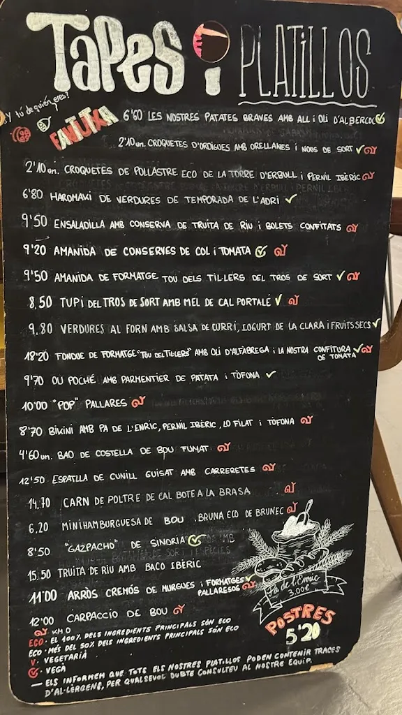 Menu_Cafè Pessets_Baix Pallars_image_2