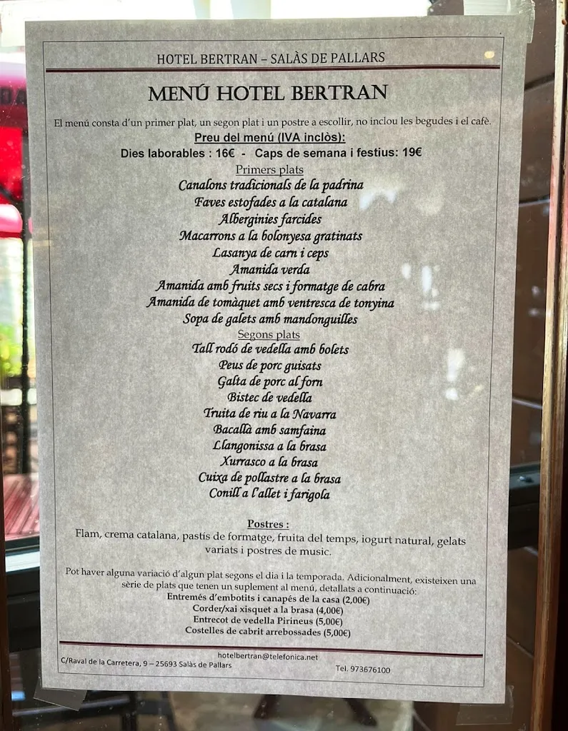 Menu_Restaurant Bertran_Baix Pallars_immagine_2